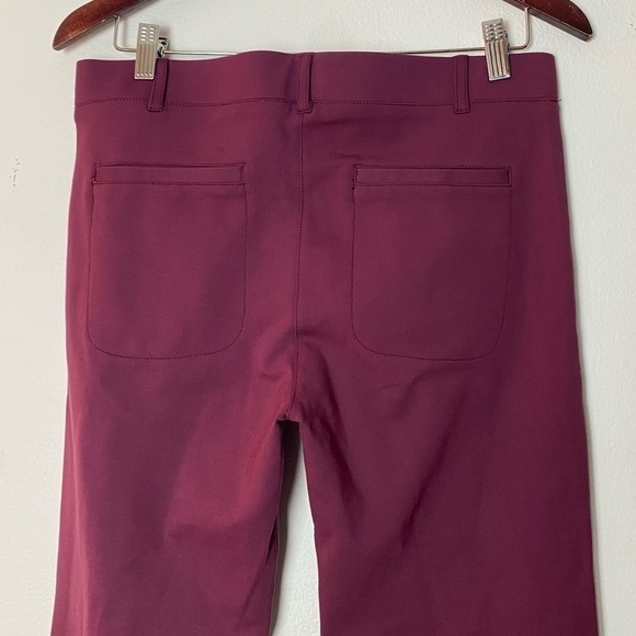 BETABRAND Womans Bootcut Yoga Classic Dress Pant Maroon Size Large - Picture 9 of 14